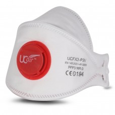 warrior-health-p3v valved fold flat particulate respirator