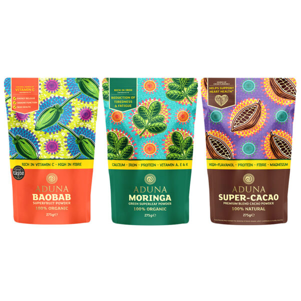 BAOBAB, MORINGA & SUPER-CACAO BUNDLE